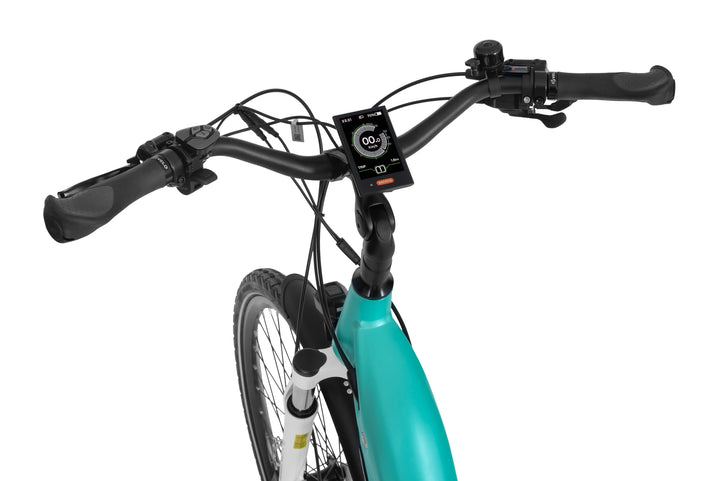 Ecobike D2 CITY Mint - E-Bike City Damen Pedelec, Tiefeinsteiger, Bafang Motor