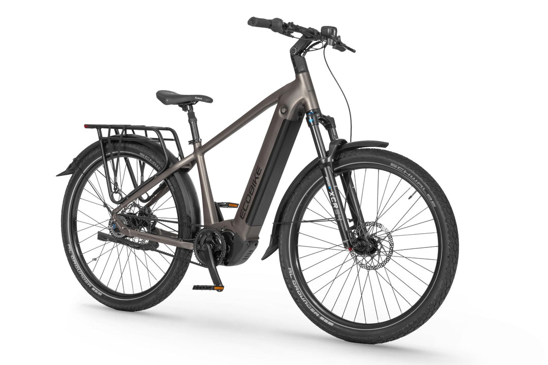 Ecobike Dare Grey - SUV E-Bike Pedelec, Panasonic GX hub gear belt drive GPS navigation