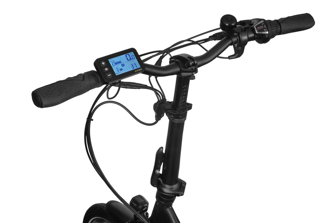 Ecobike EVEN Schwarz 15,5" - City E-Bike Klapprad Pedelec, Tiefeinsteiger, Bafang Motor