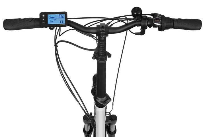 Ecobike EVEN Weiss 15,5" - City E-Bike Klapprad Pedelec, Tiefeinsteiger, Bafang Motor