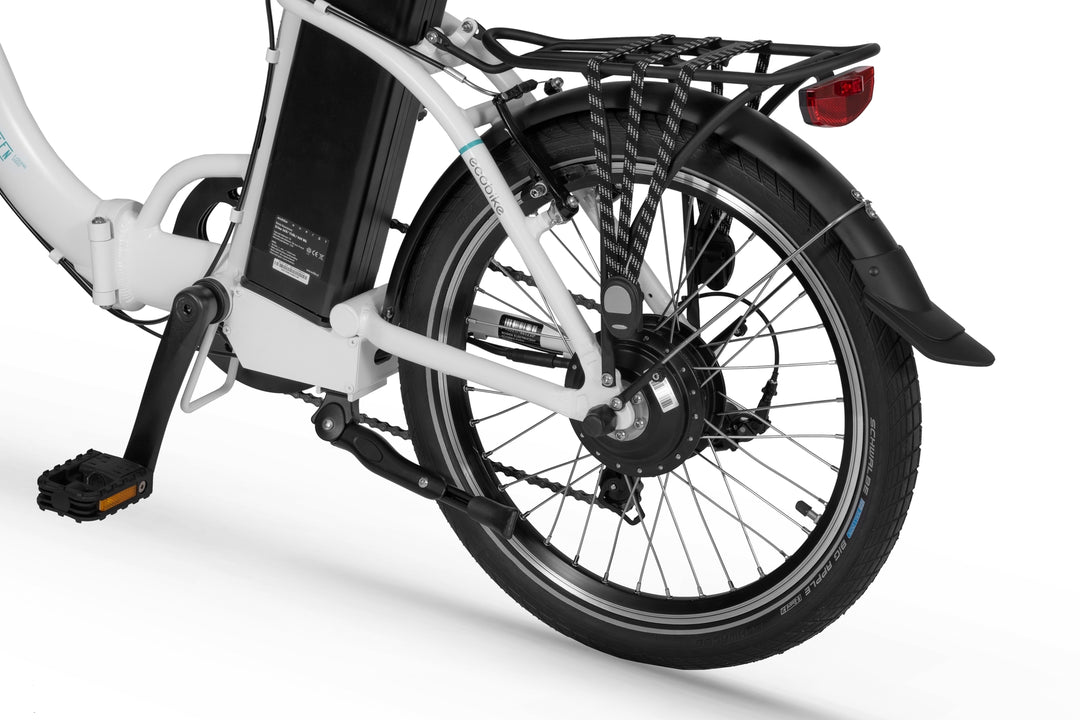 Ecobike EVEN Weiss 15,5" - City E-Bike Klapprad Pedelec, Tiefeinsteiger, Bafang Motor