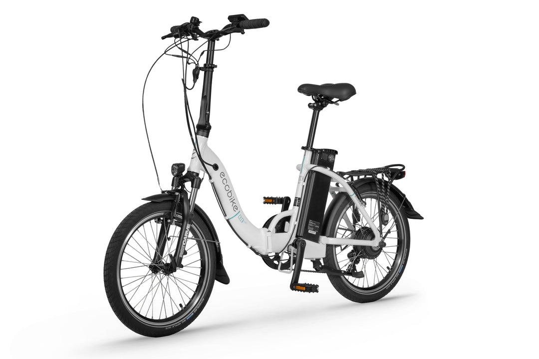 Ecobike EVEN Weiss 15,5" - City E-Bike Klapprad Pedelec, Tiefeinsteiger, Bafang Motor