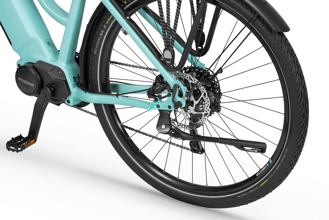 Ecobike LX 500 Graphite/Mint - 750W Power-Trekking  E-Bike mit Ananda 130Nm Drehmoment