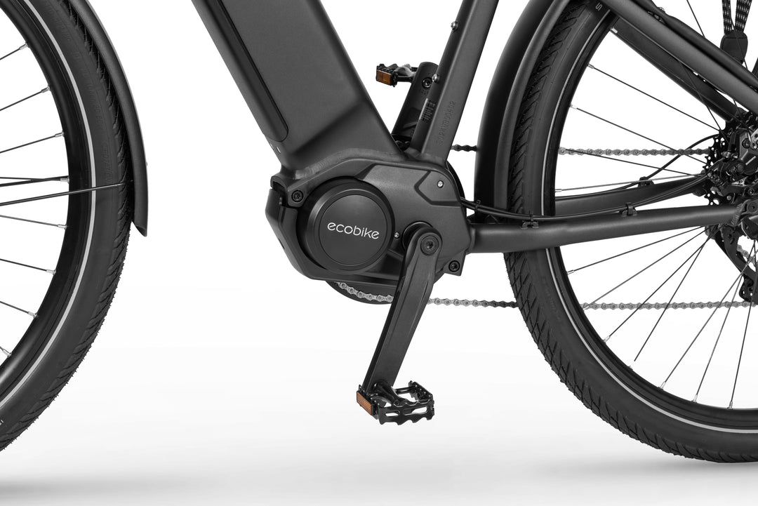 Ecobike MX 500 Graphit - Trekking E-Bike Herren Pedelec, Ananda Motor