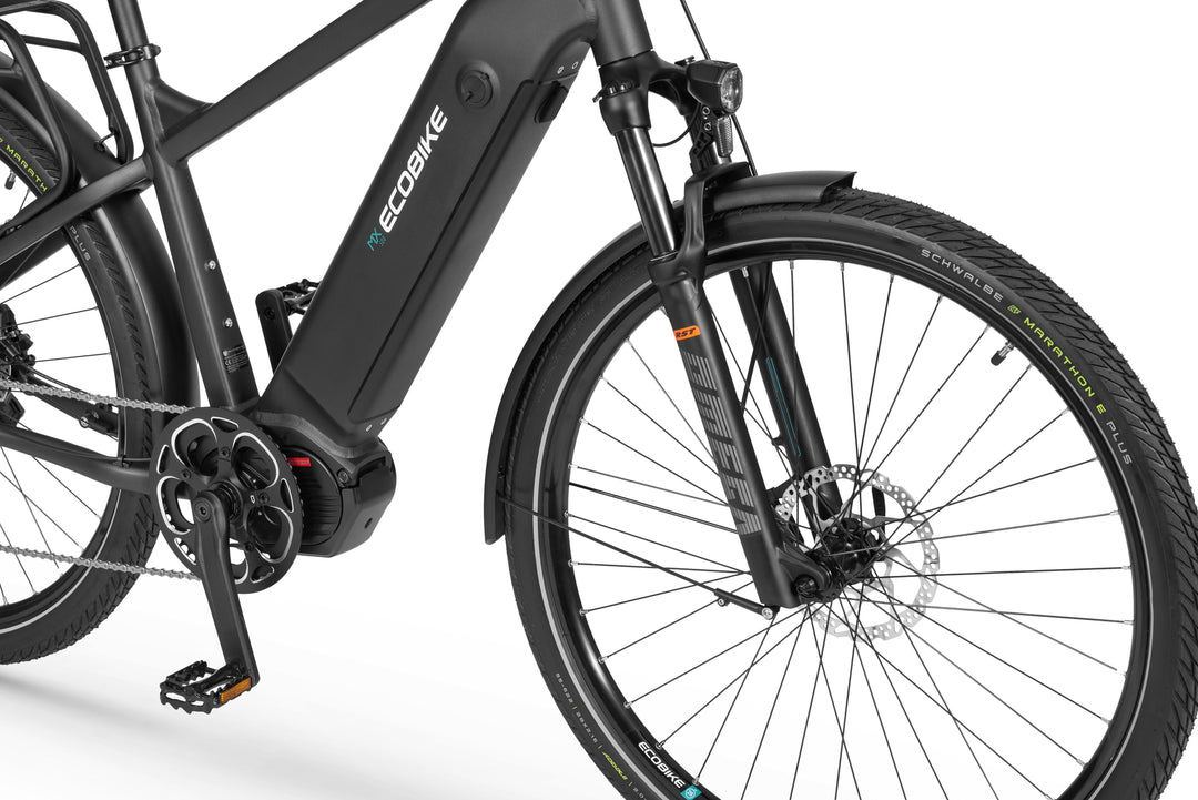 Ecobike MX 500 Graphit - Trekking E-Bike Herren Pedelec, Ananda Motor