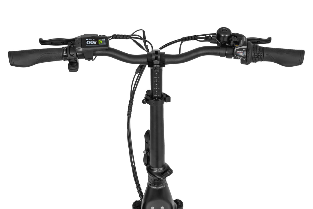 Ecobike RHINO black, white - city e-bike folding bike Pedelec, Bafang 32Nm