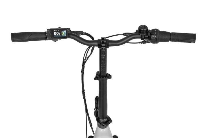 Ecobike RHINO Cruise Black, White City E-Bike Folding Bike Pedelec, Bafang 32Nm