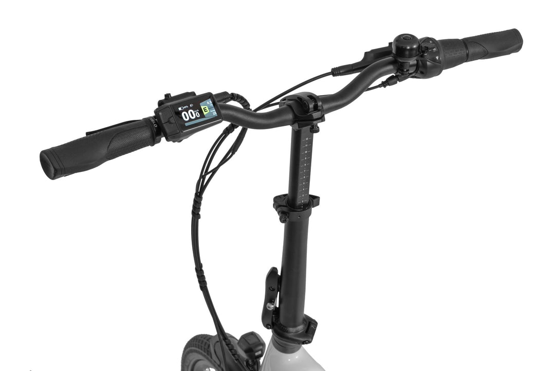 Ecobike RHINO Cruise Black, White City E-Bike Folding Bike Pedelec, Bafang 32Nm