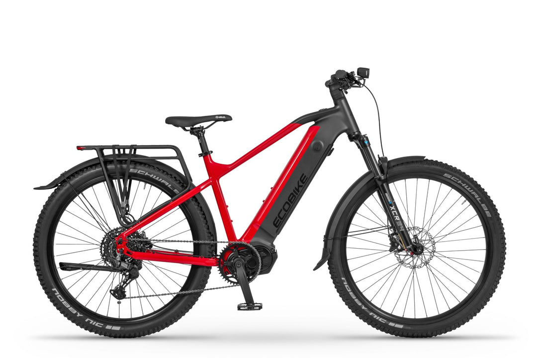 Ecobike RX 500 SUV V4 red-black/blue, SUV e-bike pedelec, Ananda 130NM
