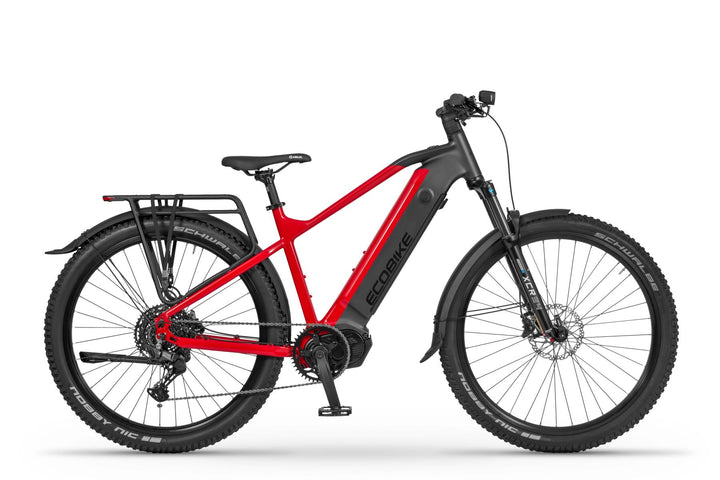 Ecobike RX 500 SUV V4 red-black/blue, SUV e-bike pedelec, Ananda 130NM