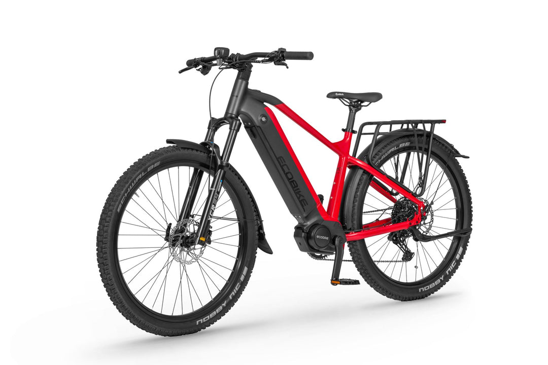 Ecobike RX 500 SUV V4 red-black/blue, SUV e-bike pedelec, Ananda 130NM