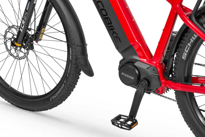 Ecobike RX 500 SUV V4 red-black/blue, SUV e-bike pedelec, Ananda 130NM