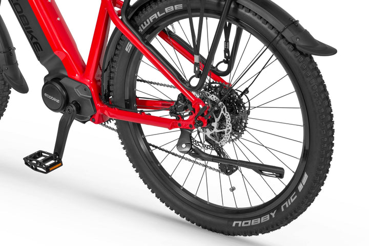 Ecobike RX 500 SUV V4 red-black/blue, SUV e-bike pedelec, Ananda 130NM