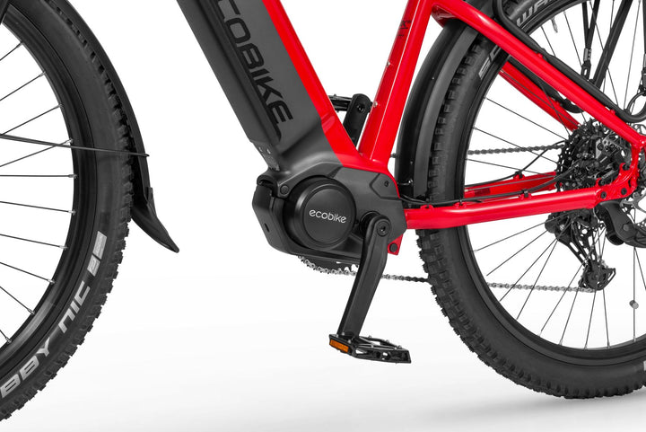Ecobike RX 500 SUV V4 red-black/blue, SUV e-bike pedelec, Ananda 130NM