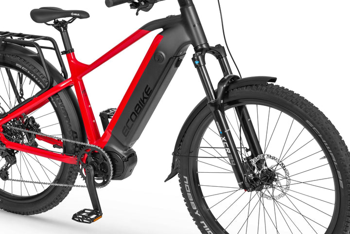 Ecobike RX 500 SUV V4 red-black/blue, SUV e-bike pedelec, Ananda 130NM