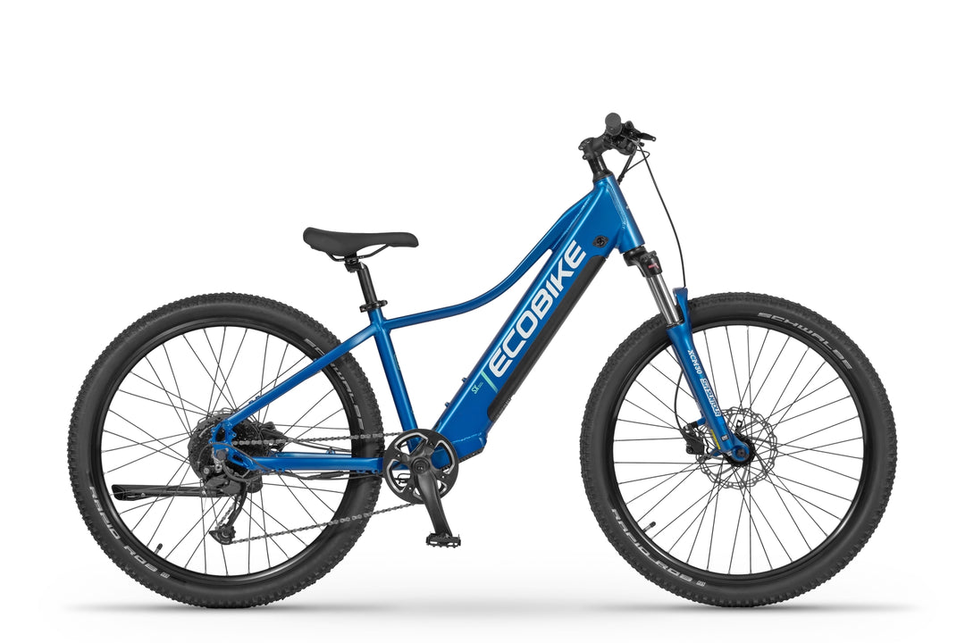 Ecobike SX YOUTH 14" Blau - Jugend E-Bike MTB Pedelec, Bafang Motor