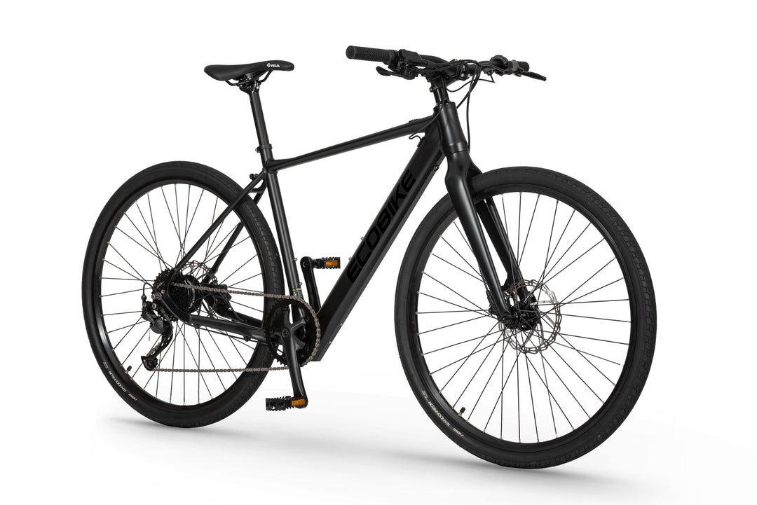 Ecobike URBAN Schwarz 19" - Fitness E-bike Herren Pedelec, Bafang Motor