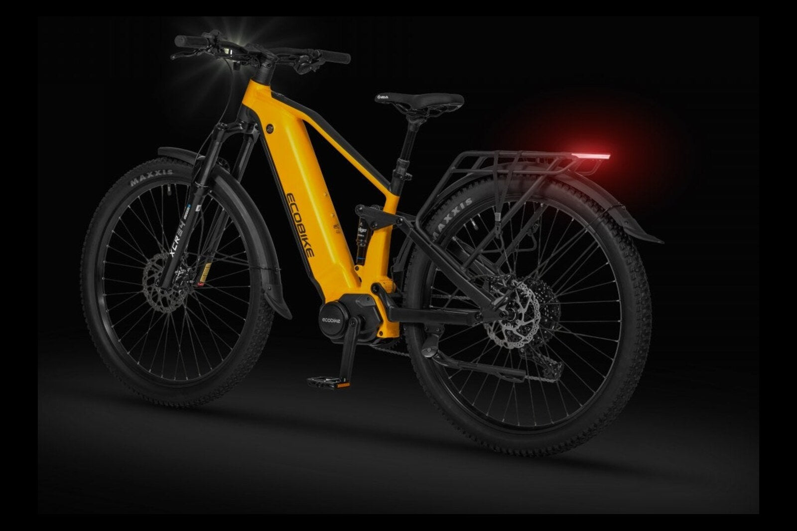 Ecobike RX 500 MAX 2026 – Rot/Schwarz & Gelb/Schwarz – Heckansicht
