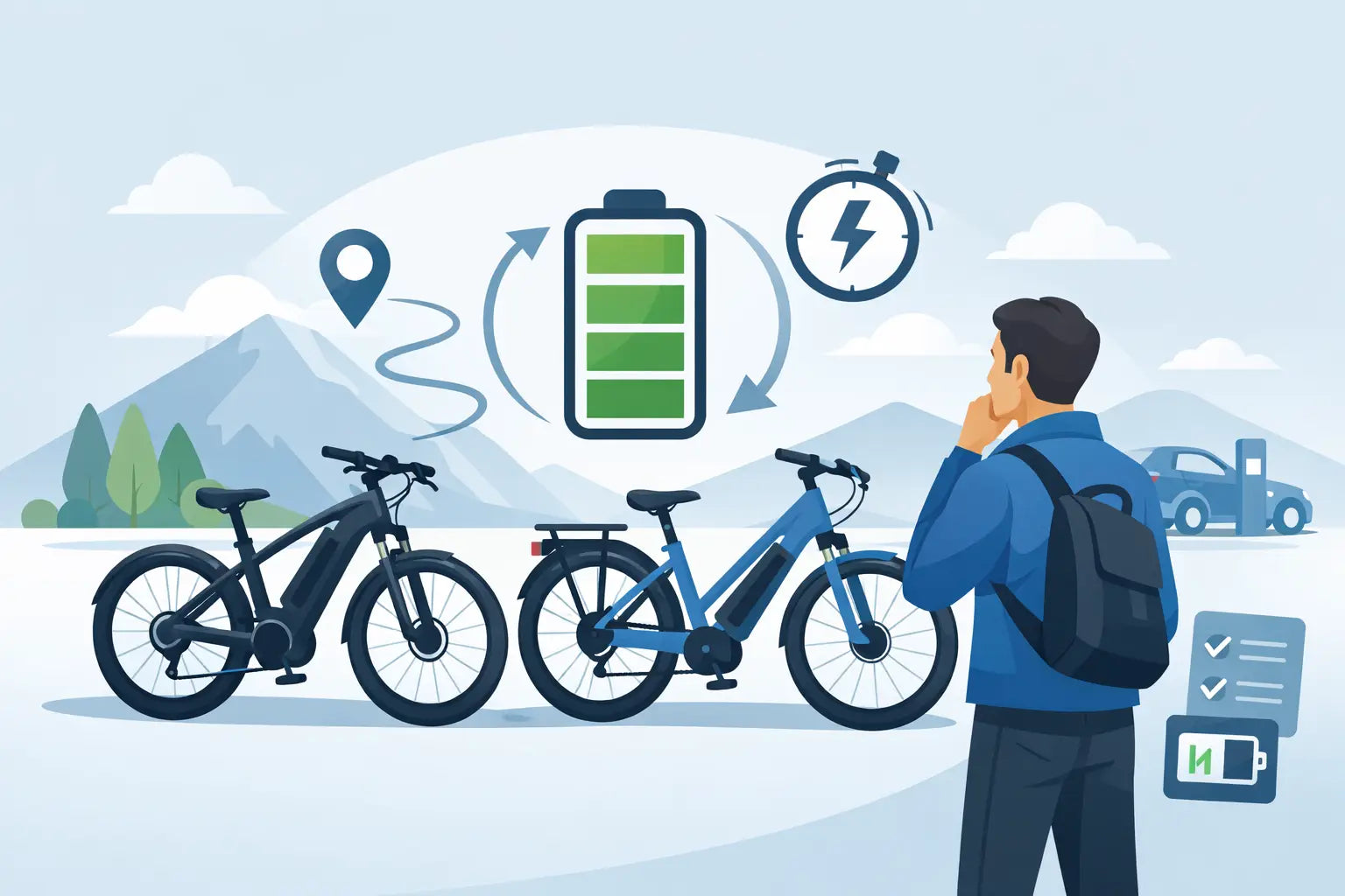 E-Bike mit hoher Reichweite richtig wählen