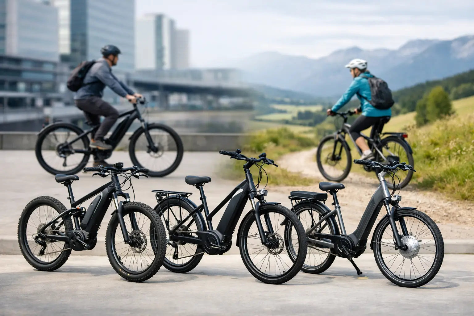 E-Bike-Motorkonzepte im Vergleich für Alltag und Tour