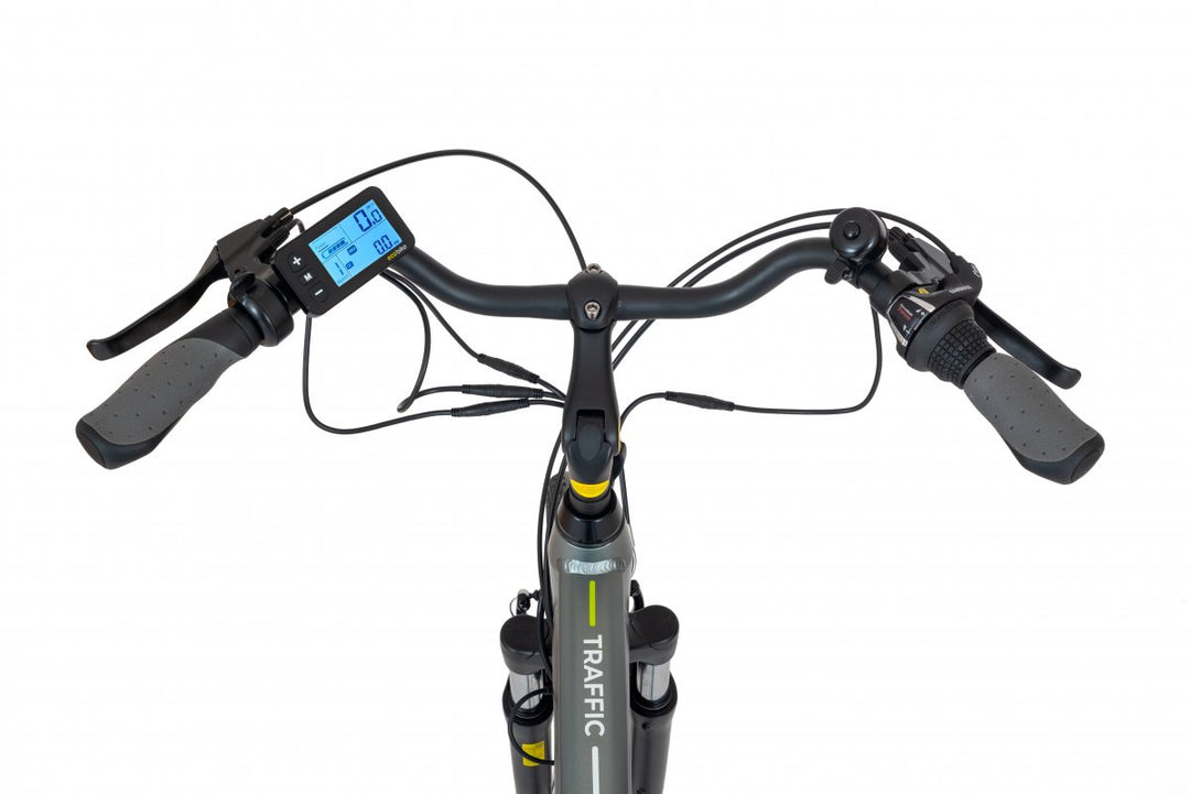 Ecobike TRAFFIC Man 19" Pedelec Plus* 25km/h, City E-Bike Herren, Bafang Heckmotor 540W (45Nm), 28 Zoll