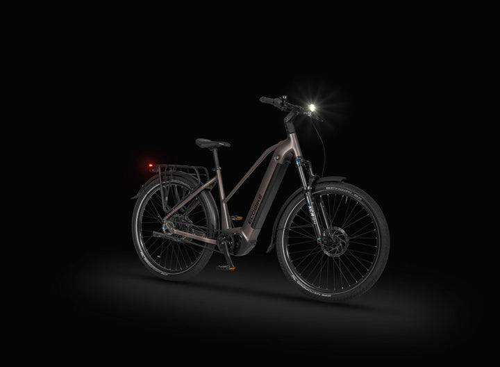 Ecobike DARE Low Step 2026 - Studio schwarz, Premium Step-Through mit Beleuchtung