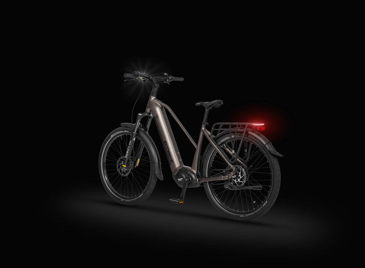 Ecobike DARE Low Step 2026 - Studio schwarz, zweite Ansicht mit Gates Belt