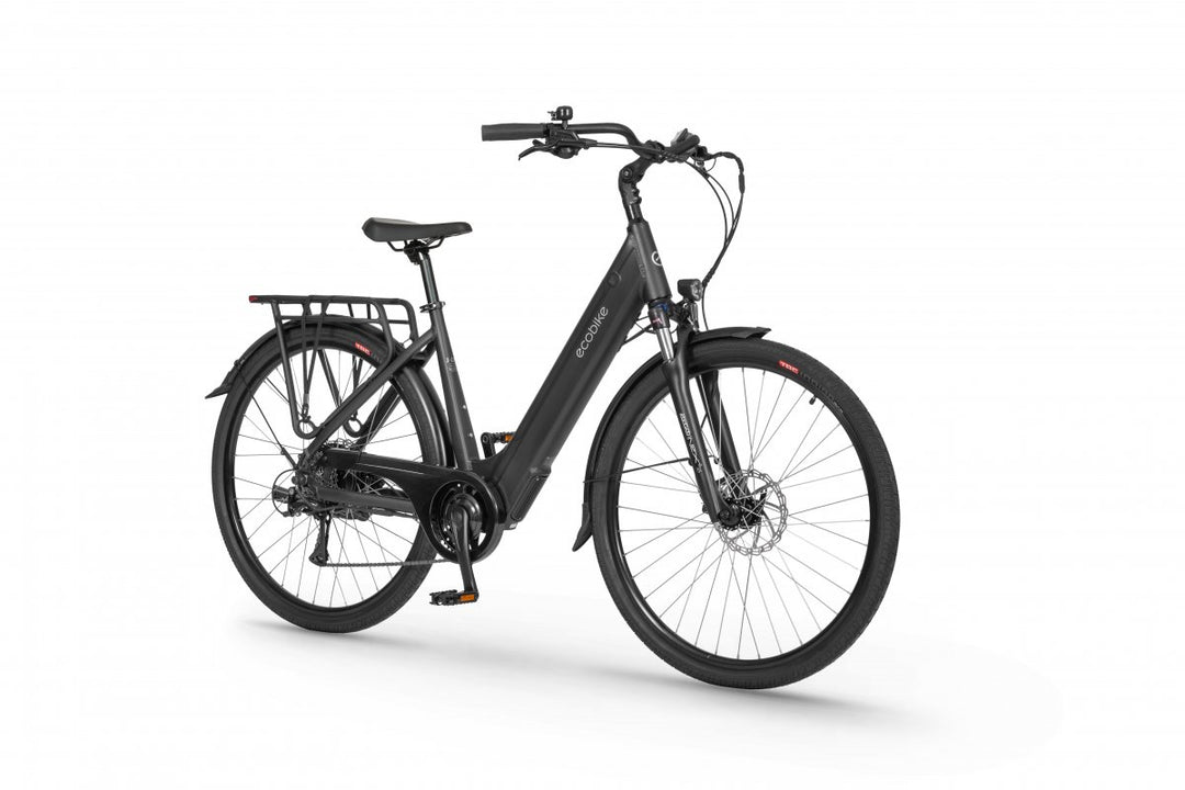 Ecobike X-City Schwarz 2026 – City E-Bike, Perspektive