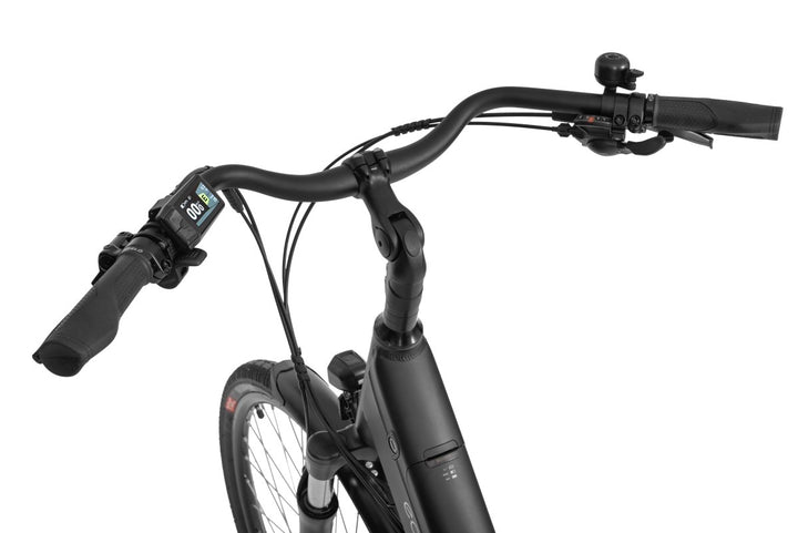 Ecobike X-City Schwarz – hydraulische Scheibenbremsen