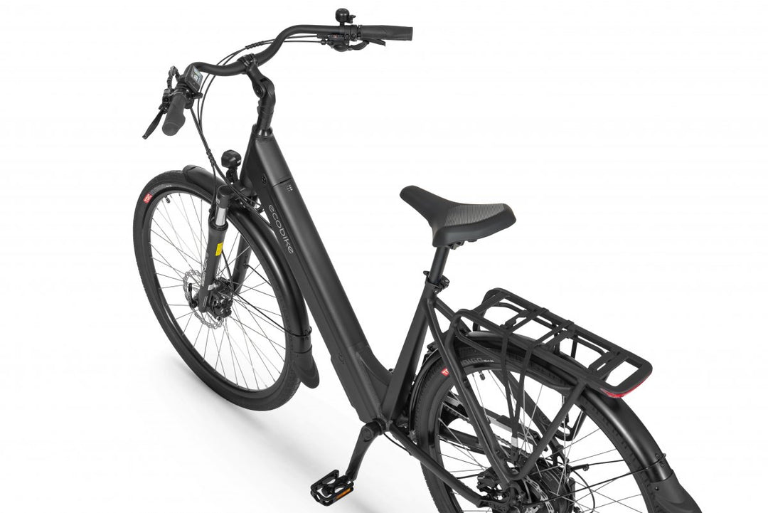 Ecobike X-City Schwarz – Bafang DP C080 Farbdisplay mit App-Anbindung
