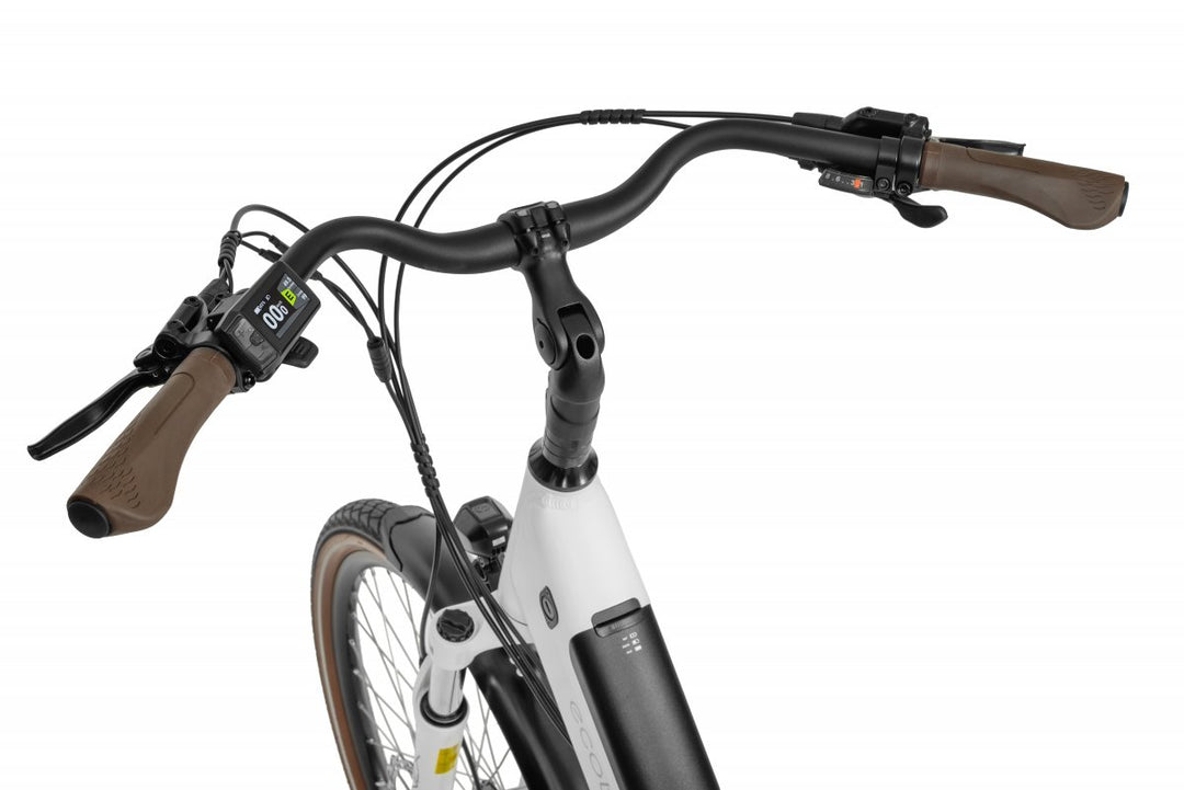 Ecobike X-City Flat White – EVE Akku 504–630 Wh