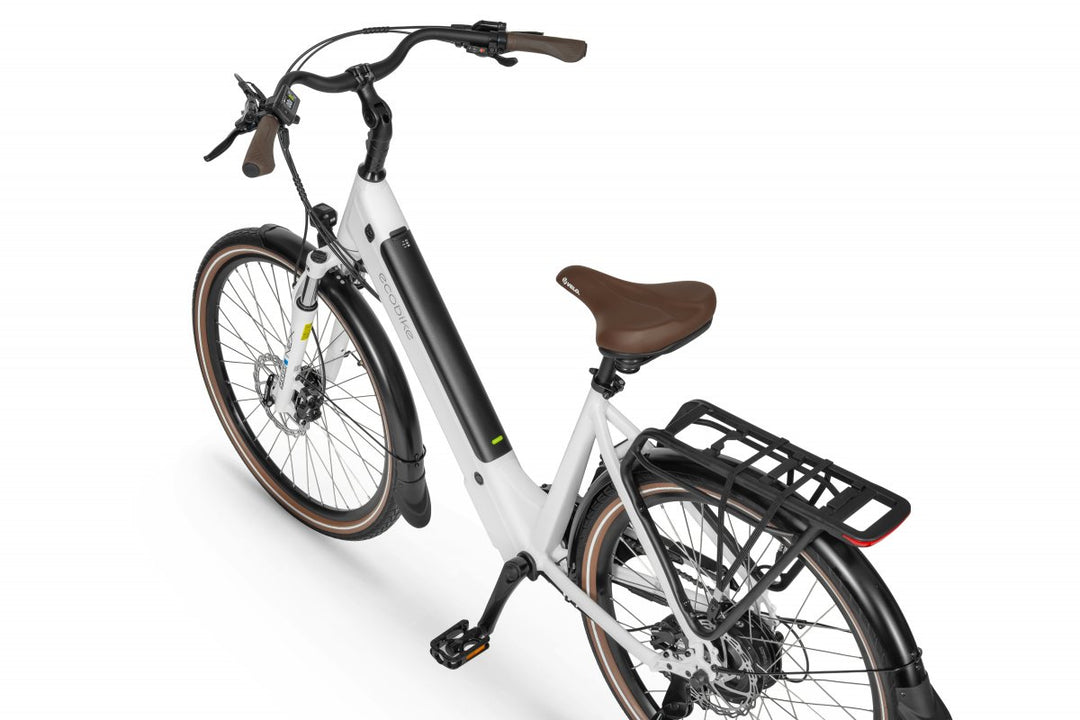 Ecobike X-City Flat White – Bafang Heckmotor 45 Nm