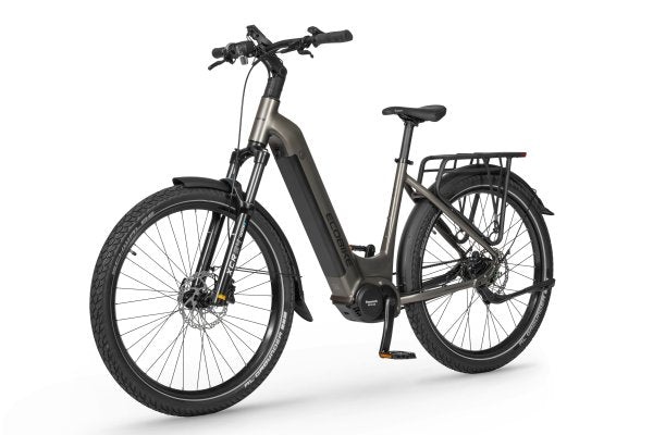 Ecobike DARE Low Step 2026 — 3/4 Ansicht hellgrau