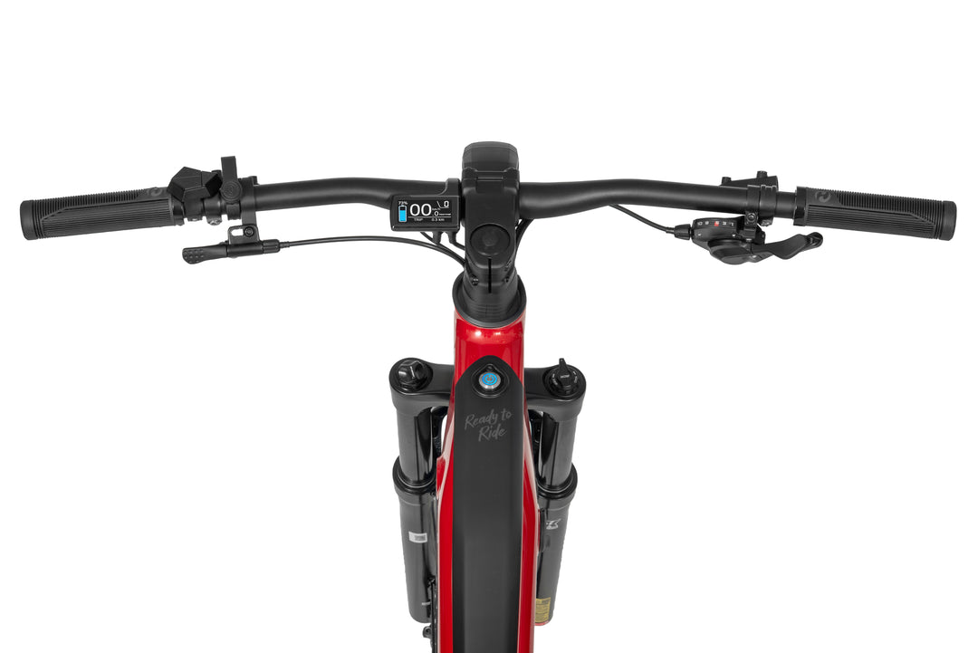 Ecobike RX 500 MAX SUV 2026 Rot-Schwarz - Detail Cockpit und Display