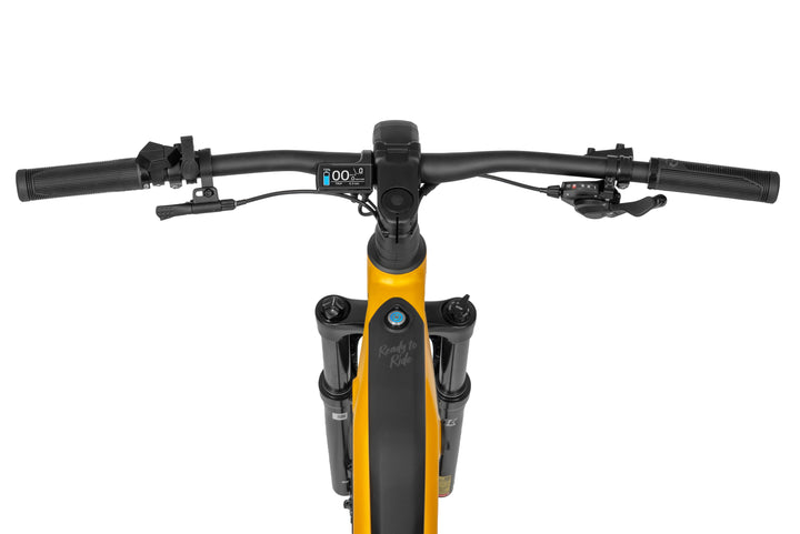 Ecobike RX 500 MAX SUV 2026 Gelb-Schwarz - Detail Cockpit und Display