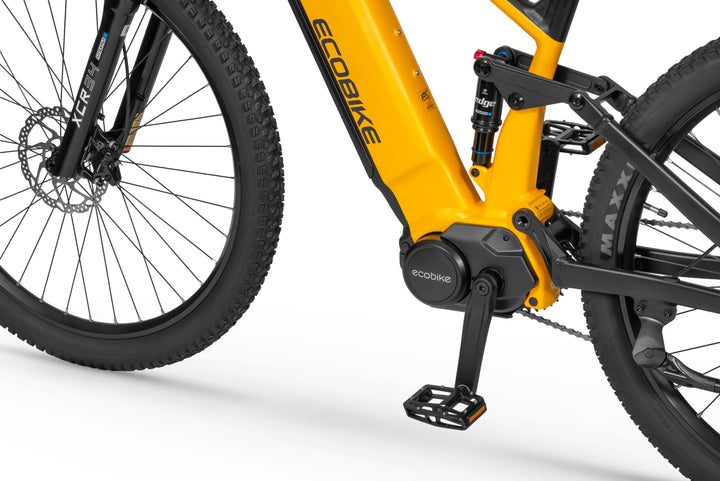 Ecobike RX 500 MAX 2026 Gelb-Schwarz - 3/4 Ansicht