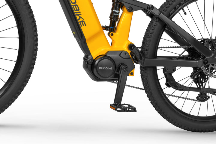 Ecobike RX 500 MAX 2026 Gelb-Schwarz - Detail Schaltung