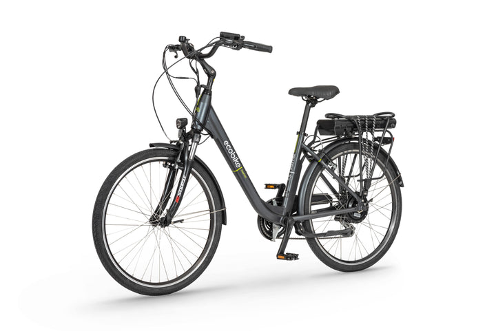 Ecobike TRAFFIC 17" - Pedelec Plus* 25km/h, City E-Bike Damen, Tiefeinsteiger, Bafang Heckmotor, 26 Zoll