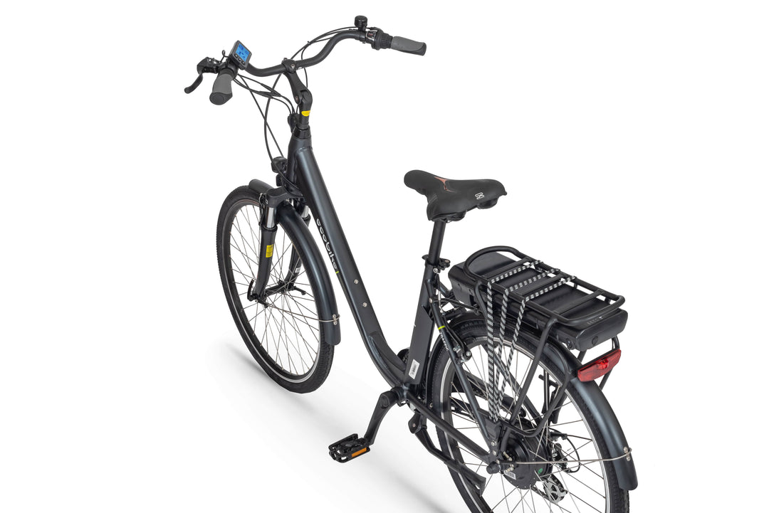 Ecobike TRAFFIC 17" - Pedelec Plus* 25km/h, City E-Bike Damen, Tiefeinsteiger, Bafang Heckmotor, 26 Zoll