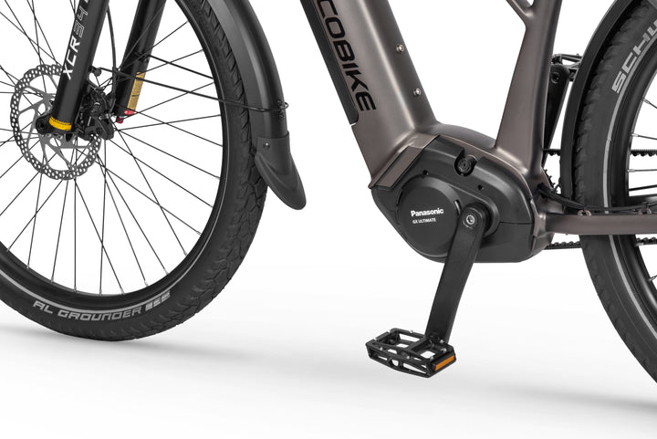 Ecobike Dare Grey - SUV E-Bike Pedelec, Panasonic GX hub gear belt drive GPS navigation