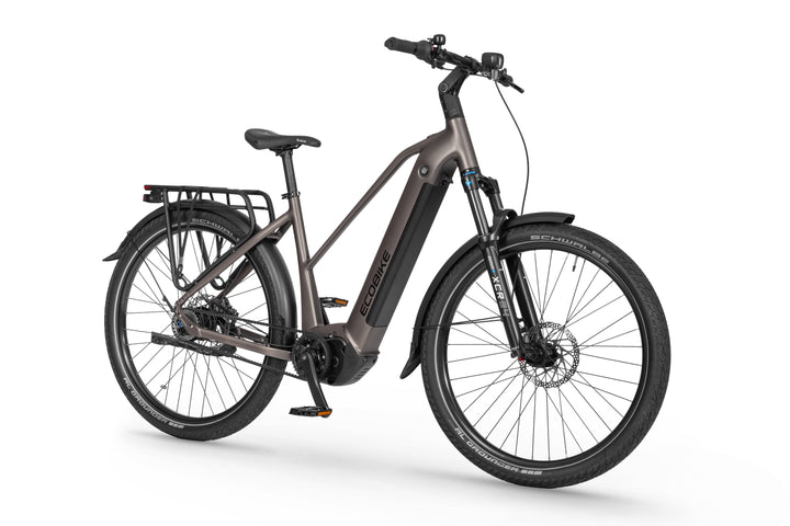 Ecobike Dare Grey - SUV E-Bike Pedelec, Panasonic GX hub gear belt drive GPS navigation