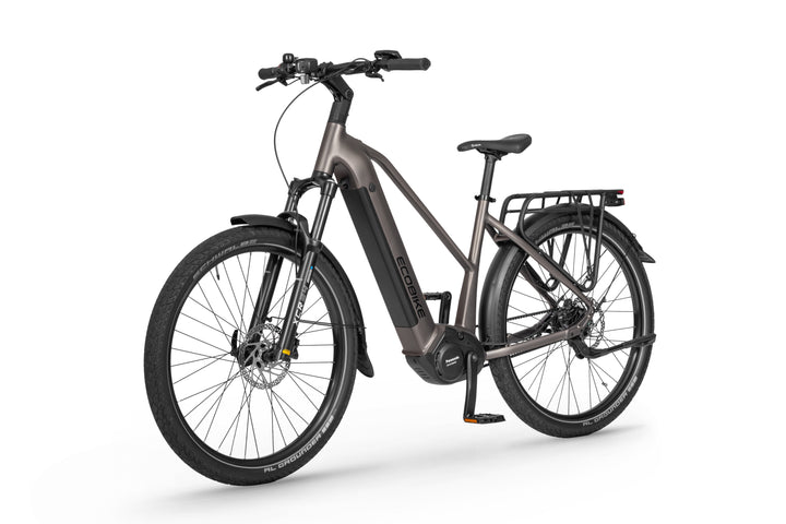 Ecobike Dare Grey - SUV E-Bike Pedelec, Panasonic GX hub gear belt drive GPS navigation