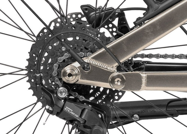 Ecobike FLEX SCHWARZ/TITAN- 2026 Trekking FULLY Power-Bike mit Bafang 100Nm Drehmoment und 900 Wh Akku