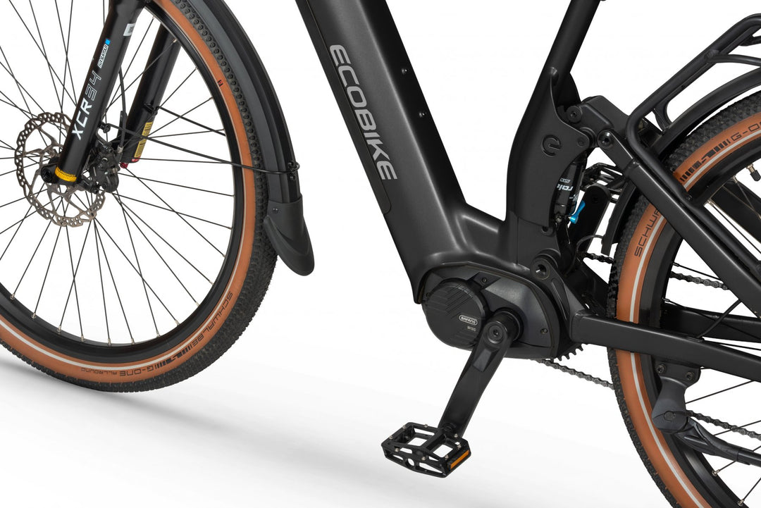 Ecobike Flex 2026 – Trekking Fully E-Bike mit Bafang 100 Nm und 900 Wh Akku