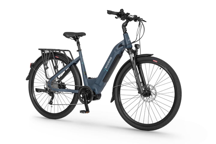 Ecobike D1 TREKKING Blau 19" - Trekking E-Bike Pedelec, Tiefeinsteiger, Bafang Motor