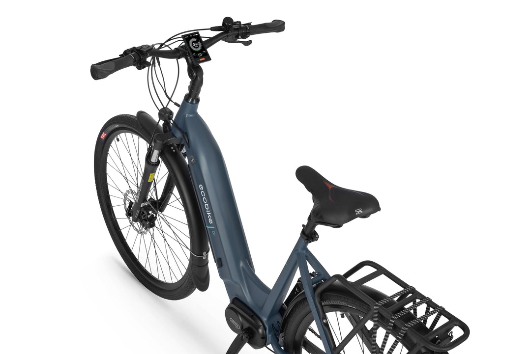 Ecobike D1 TREKKING Blau 19" - Trekking E-Bike Pedelec, Tiefeinsteiger, Bafang Motor