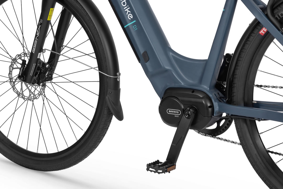 Ecobike D1 TREKKING Blau 19" - Trekking E-Bike Pedelec, Tiefeinsteiger, Bafang Motor