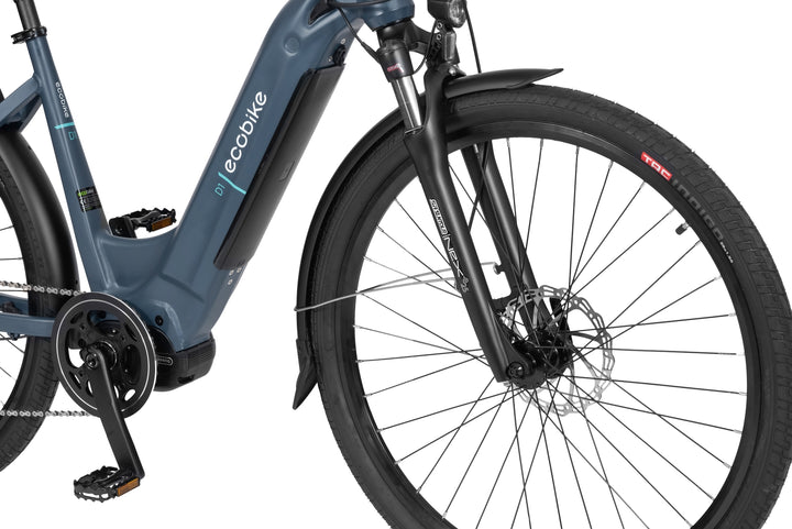 Ecobike D1 TREKKING Blau 19" - Trekking E-Bike Pedelec, Tiefeinsteiger, Bafang Motor