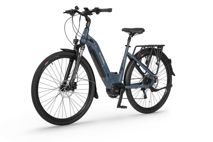 Ecobike D1 TREKKING Blau 19" - Trekking E-Bike Pedelec, Tiefeinsteiger, Bafang Motor