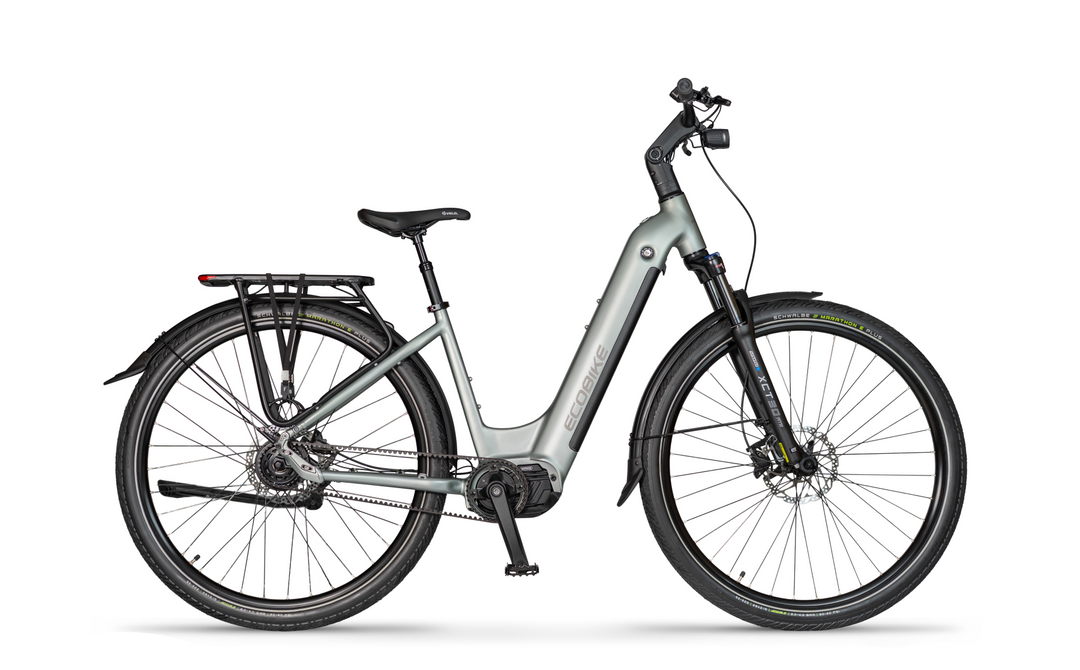 Ecobike LX 400 Automatic Arctic Silver 2027, Seitenansicht